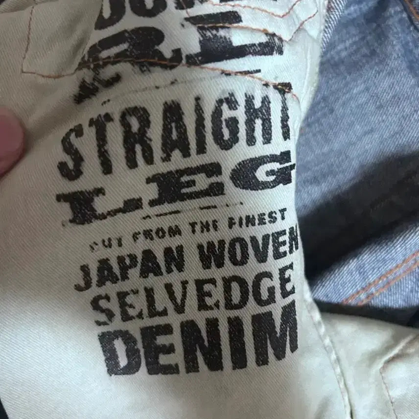 [SOLD OUT] RRL 스트레이트 레그 핏 힐스뷰 워싱 데님 30x30