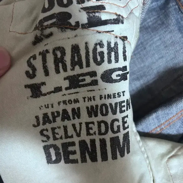 [SOLD OUT] RRL 스트레이트 레그 핏 힐스뷰 워싱 데님 30x30