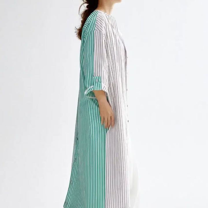 [BUNJANG] MUE by MUSEE Linen Blend Shirt Dress by Lee Mi-sook / 한섬 래트바이티 이미숙 원피스 55