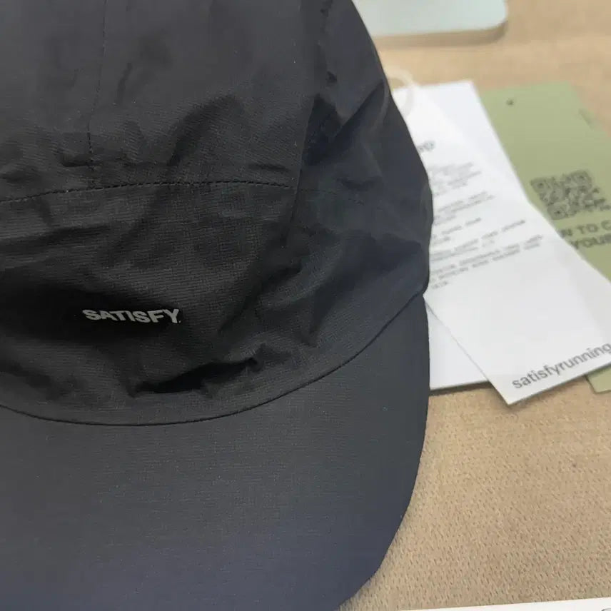 [BUNJANG] Satisfy Pertex 3L Rain Cap Black / 새티스파이 퍼텍스 3L 레인 캡 블랙