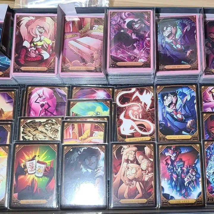 [BUNJANG] Hazbin Hotel Season 2 Non-Foil Full Set + Cherry Bomb Pink Foil + Bonus / 해즈빈호텔 시즌2 2nd 논포일 풀셋 + 체리밤 핑크포일 + 덤
