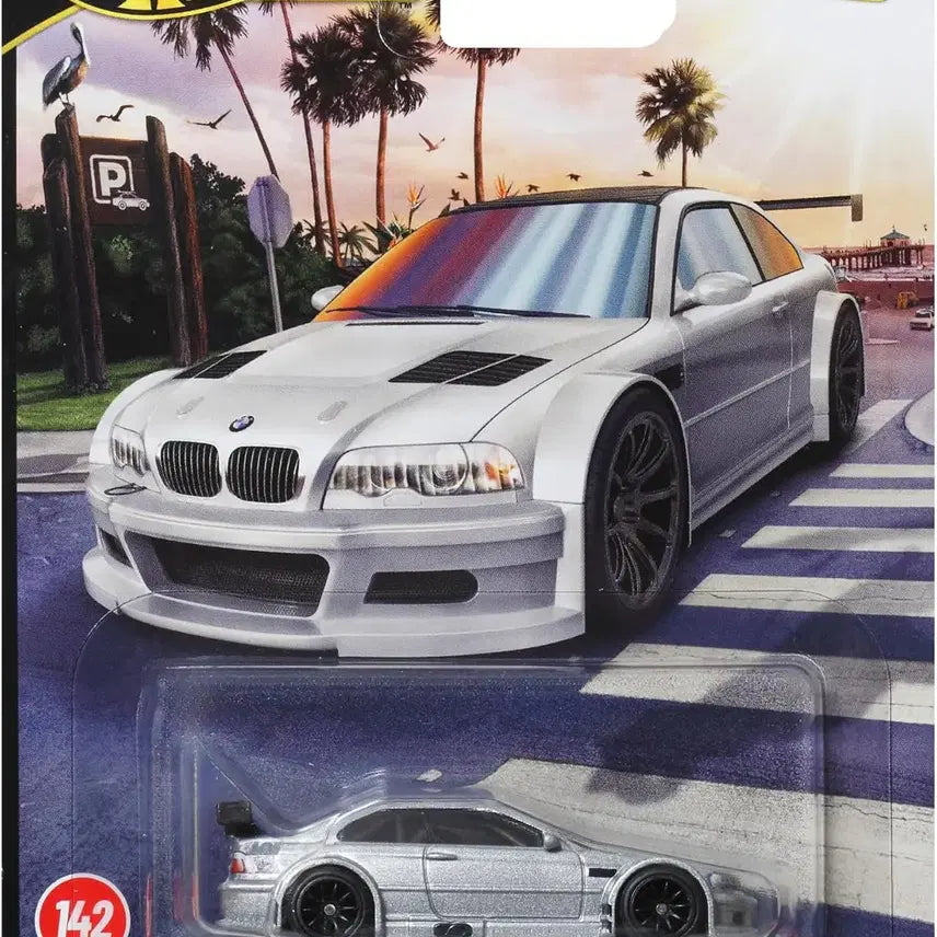[BUNJANG] Hot Wheels Premium 1:64 BMW M3 GTR Silver / 1:64 핫휠 프리미엄 BMW M3 GTR (카드 손상품)