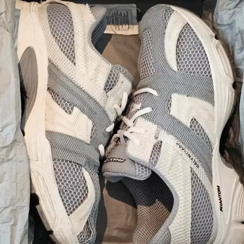 [BUNJANG] Balenciaga Phantom Sneakers Gray/White / 발렌시아가 팬텀 스니커즈 그레이/화이트