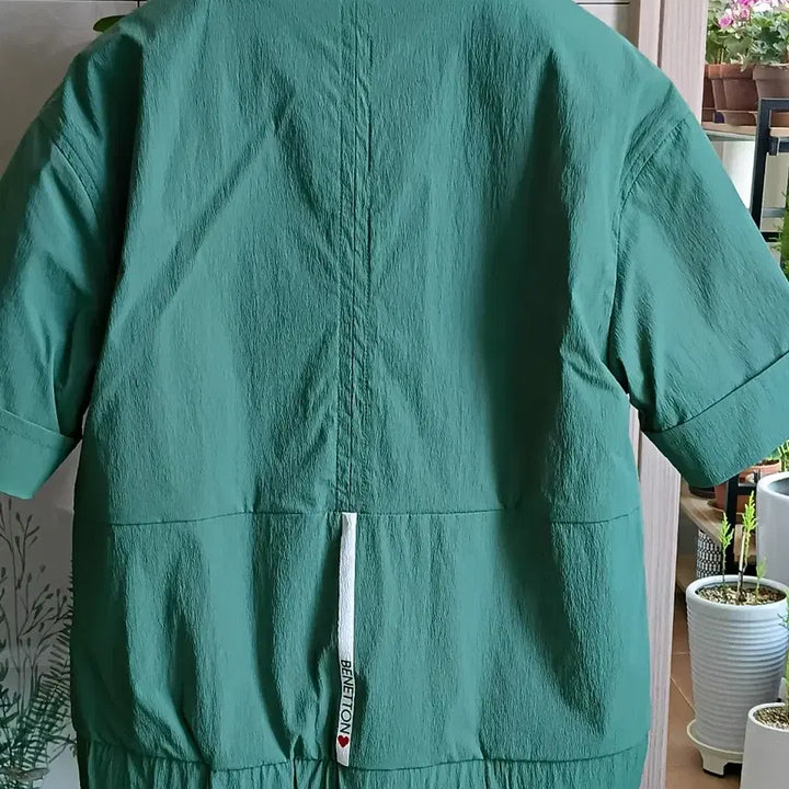[SOLD OUT] 베네통 그린 반팔 자켓(90)S