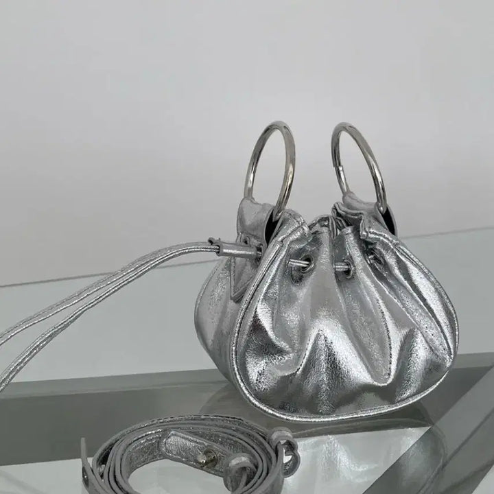 [BUNJANG] Micro Mini Drawstring Crossbody Bag / 마이크로 미니 복조리 크로스백