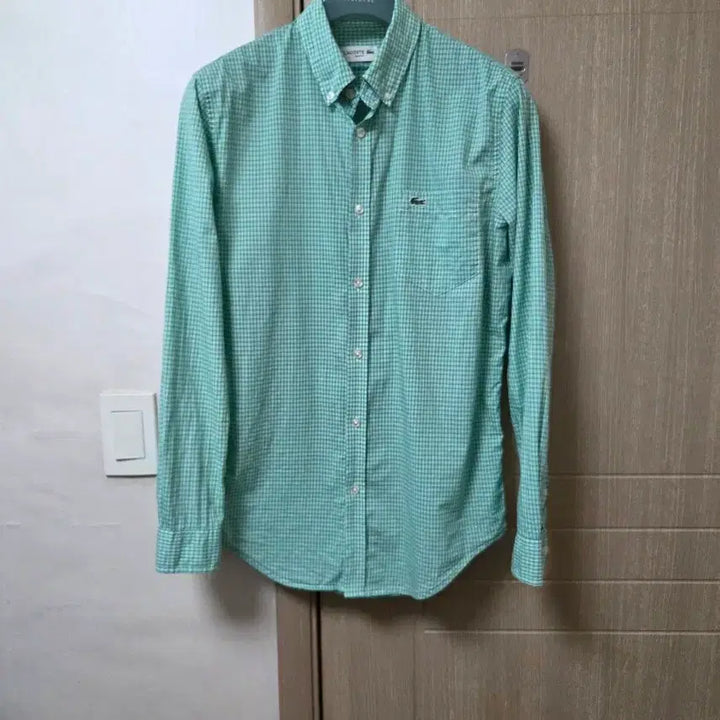 [BUNJANG] Lacoste Check Shirt Size 100 / 라코스테 체크셔츠 100