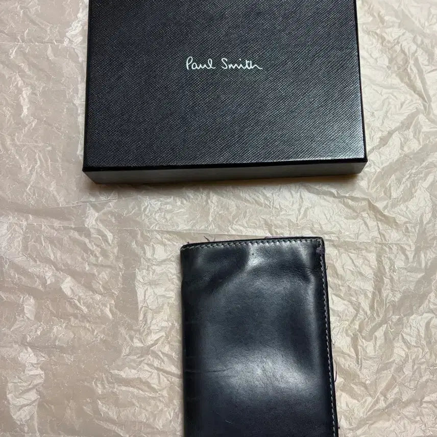 [BUNJANG] Paul Smith Black Leather Bifold Wallet / 폴스미스 반지갑