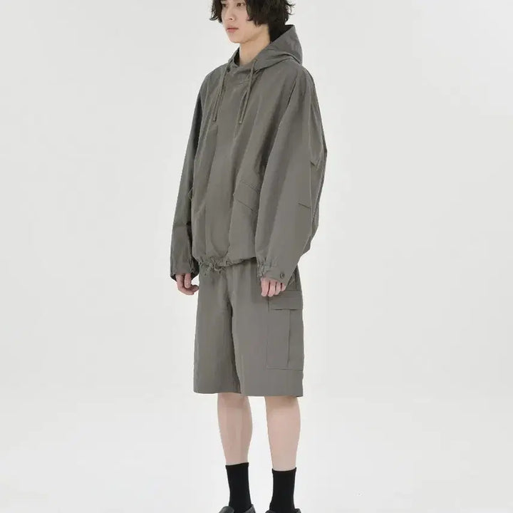 [BUNJANG] Brown Yard Travel Parka Olive Gray / [3] 브라운야드 트래블 파카 올리브그레이
