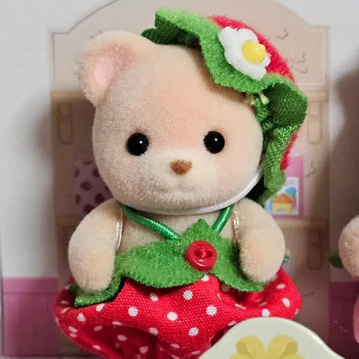 [SOLD OUT] 실바니안 모여라 딸기 아기 곰