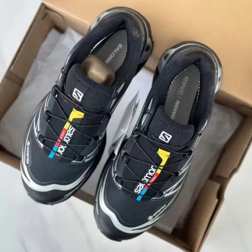 [BUNJANG] Salomon XT-6 Gore-Tex Black Silver Sneakers 270mm / 살로몬 XT-6 고어텍스 블랙 실버 270MM
