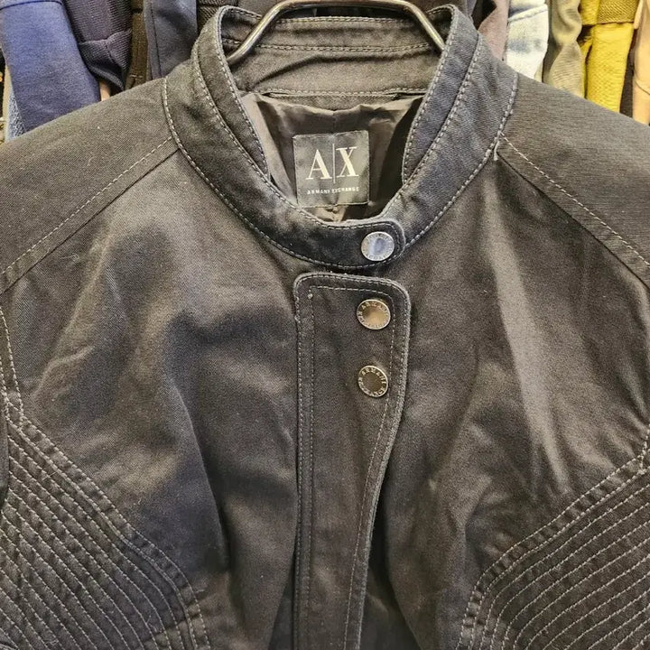 [SOLD OUT] 아르마니 익스체인지 블랙 바이커 자켓