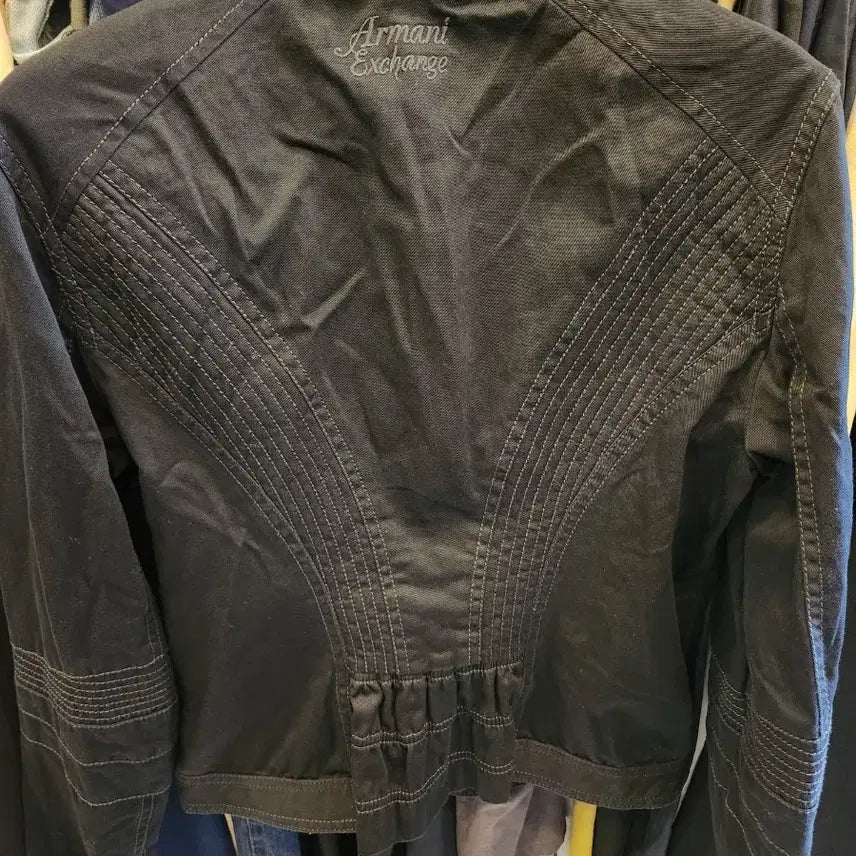 [SOLD OUT] 아르마니 익스체인지 블랙 바이커 자켓