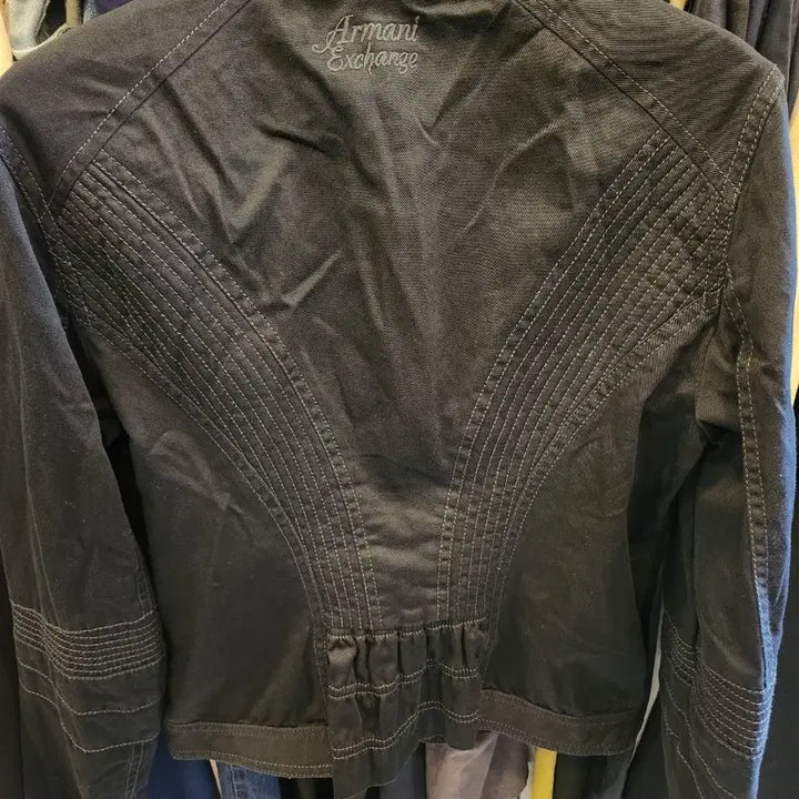 [SOLD OUT] 아르마니 익스체인지 블랙 바이커 자켓
