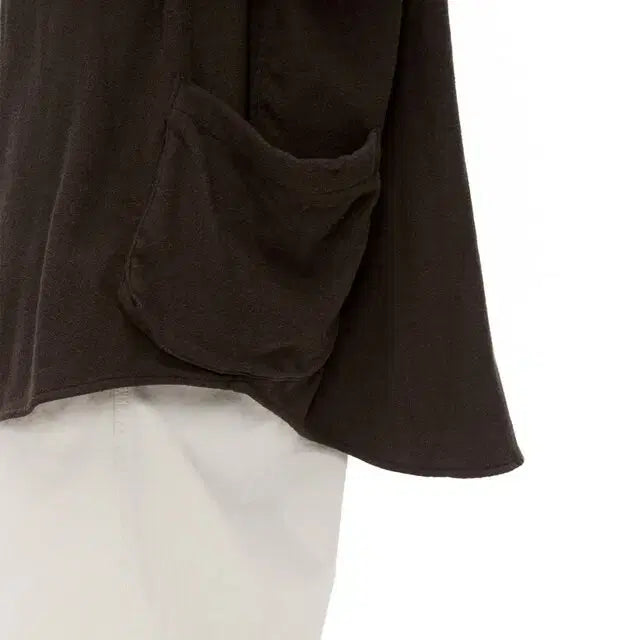 [BUNJANG] Years Ago Wool Cashmere Shirt Jacket Brown / [4] 이얼즈어고 울 캐시미어 셔츠 자켓 브라운