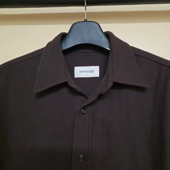 [BUNJANG] Years Ago Wool Cashmere Shirt Jacket Brown / [4] 이얼즈어고 울 캐시미어 셔츠 자켓 브라운