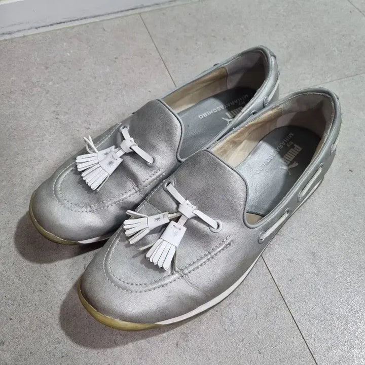 [BUNJANG] Puma Mihara Yasuhiro Silver Tassel Loafers / [270] 푸마 미하라 야스히로 실버 태슬 로퍼