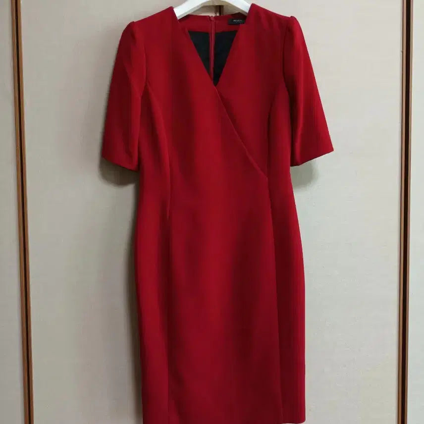 [SOLD OUT] 모조 원피스 딥레드 55