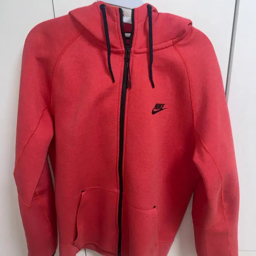[BUNJANG] Nike Tech Fleece Hoodie Red / 나이키 테크 플리스 후드집업 레드