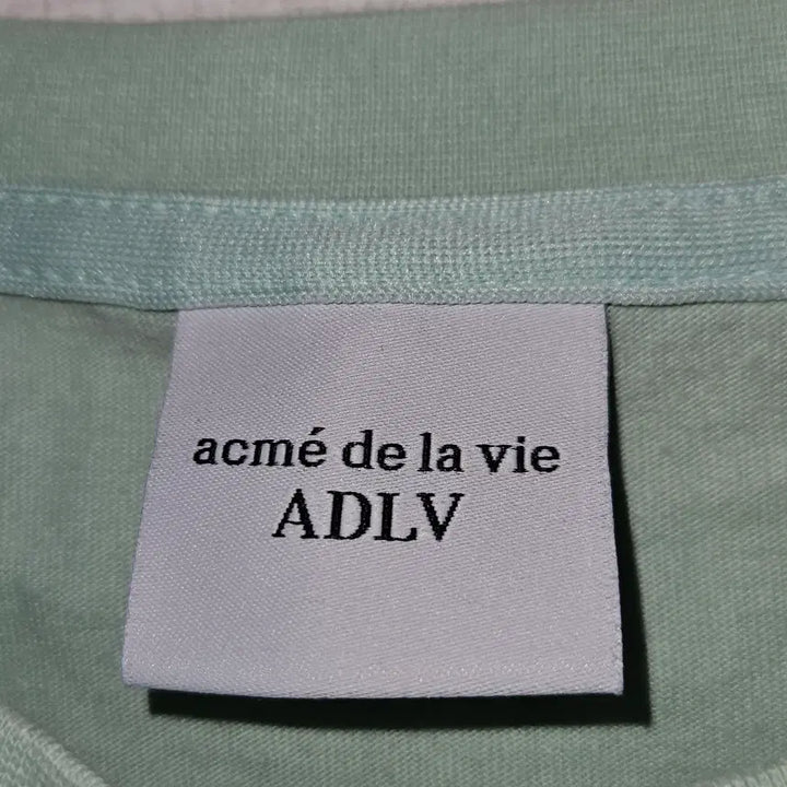 [BUNJANG] ACMEDELAVIE Crayon Short Sleeve T-Shirt Mint Size 2 / 아크메드라비 크레용 반팔 티셔츠 민트 2사이즈
