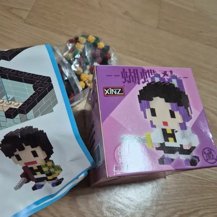 [BUNJANG] Demon Slayer Shinobu and Giyu Nano Block Bundle Set / (일괄) 귀멸의칼날 시노부, 기유 나노블럭
