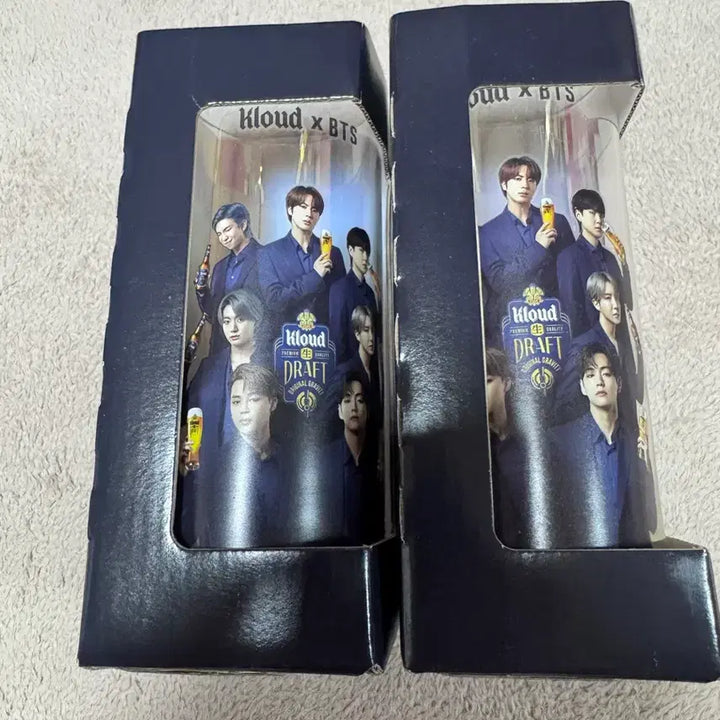 [BUNJANG] Kloud x BTS Limited Edition Beer Glass Bundle Set / Kloud 클라우드 x BTS 맥주잔