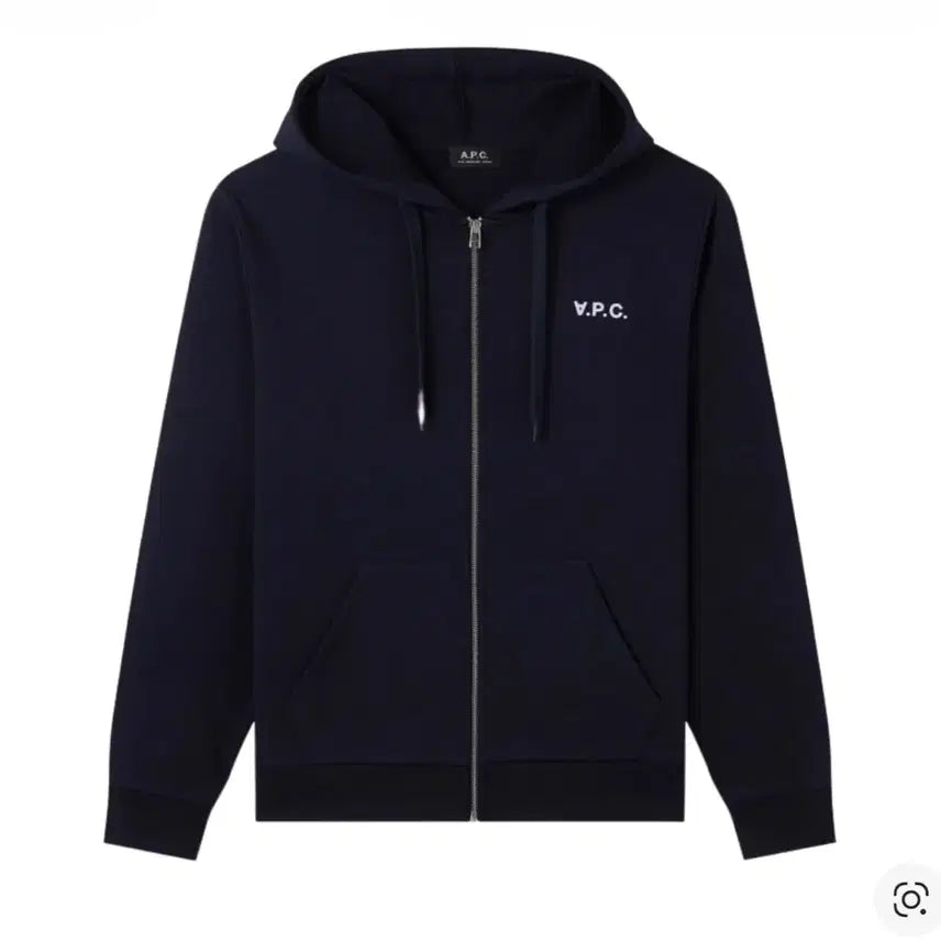 [BUNJANG] A.P.C. Dark Navy Zip-Up Hoodie / Apc 후드집엊 다크 네이비