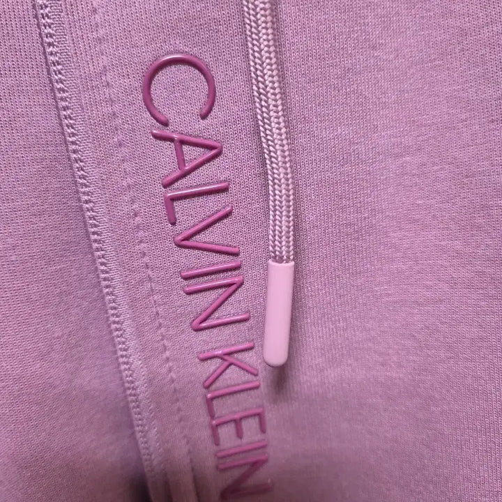 [BUNJANG] Calvin Klein Pink Performance Hooded Zip-Up / 캘빈클라인 CK 퍼포먼스 핑크 후드 집업