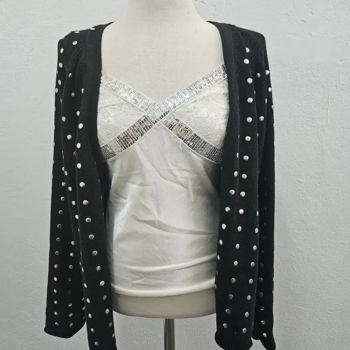 [BUNJANG] J6174 Black Cardigan / 가디건 여 55/66 J6174