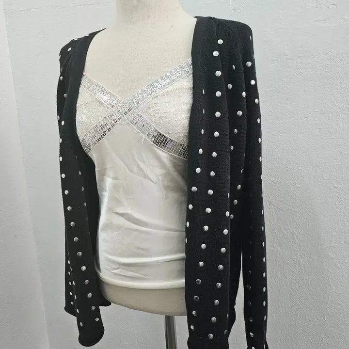 [BUNJANG] J6174 Black Cardigan / 가디건 여 55/66 J6174