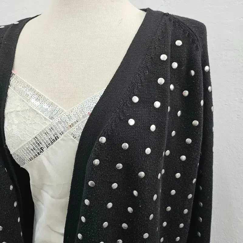 [BUNJANG] J6174 Black Cardigan / 가디건 여 55/66 J6174