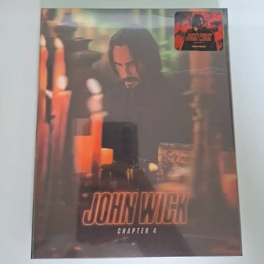 [BUNJANG] John Wick 4 Blu-ray Steelbook Lenticular O-ring Slip / 미개봉) 존윅4 블루레이 스틸북 렌티큘러 오링슬립