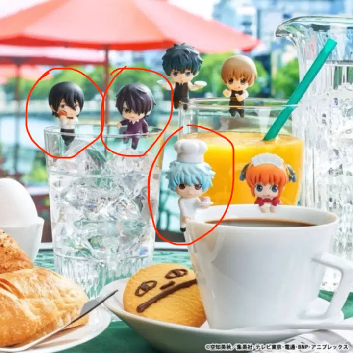 [BUNJANG] Gintama Ochatomo Cafe Figure Bundle / 은혼 오챠토모 카페 피규어 긴토키 타카스기 야마자키 일괄