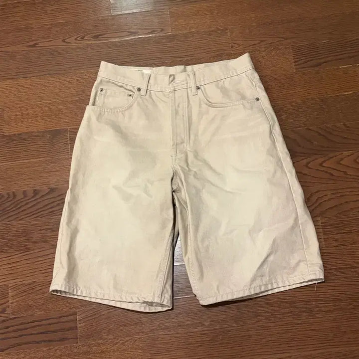 [SOLD OUT] 자라 오리진 데님 쇼츠 아이보리 30