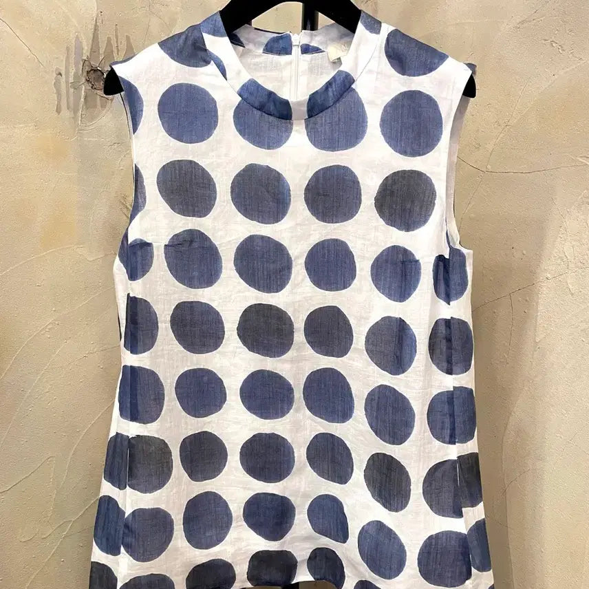 [BUNJANG] S MAX MARA Sleeveless Blouse / 신형)) 막스마라 모시 100% 민소매 포켓 블라우스 55~55반