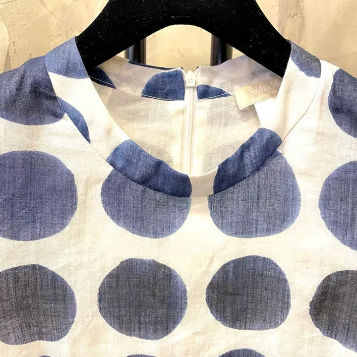 [BUNJANG] S MAX MARA Sleeveless Blouse / 신형)) 막스마라 모시 100% 민소매 포켓 블라우스 55~55반