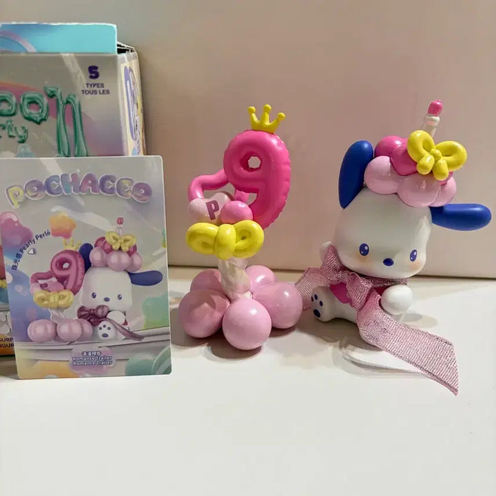 [BUNJANG] Miniso Pochacco Figure Balloon Party Series / 미니소 산리오 포차코 피규어 풍선 파티 시리즈
