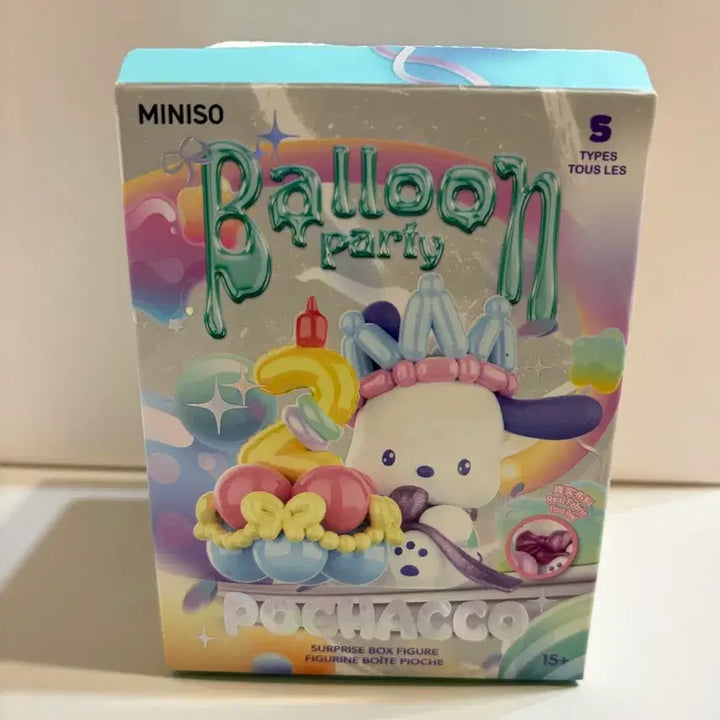 [BUNJANG] Miniso Pochacco Figure Balloon Party Series / 미니소 산리오 포차코 피규어 풍선 파티 시리즈