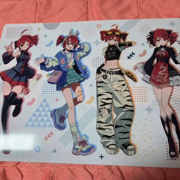 [BUNJANG] Kasane Teto Gigo A4 Clear File (Special Edition) / 카사네 테토 Gigo 특전용 A4 클리어파일