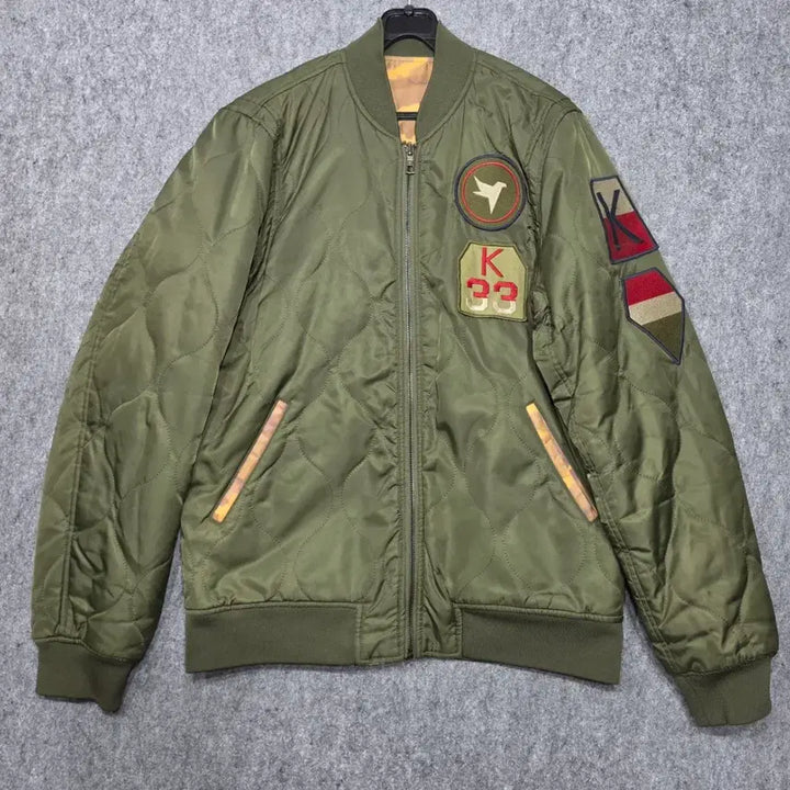 [BUNJANG] KONUS Camouflage Reversible Bomber Jacket M / KONUS 코너스 카모플라쥬 리버시블 양면 항공 점퍼 M