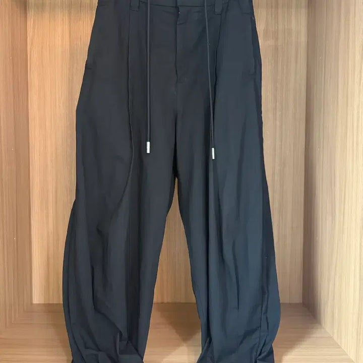 [BUNJANG] Songzio Dart Wide Pants Black 76 / 송지오 컬렉션 다트 와이드 팬츠 블랙 76