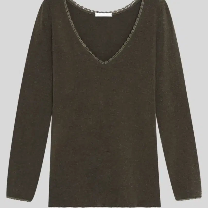 [SOLD OUT] 샵페어리 iris long top (khaki) 아이리스 롱 탑