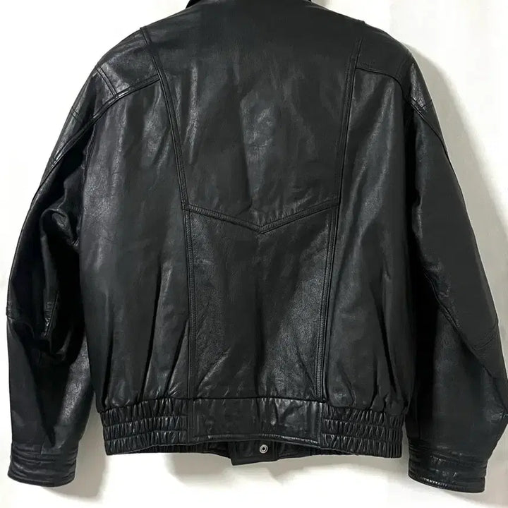 [BUNJANG] Unionbay Leather Bomber Jacket / 유니온베이 소가죽 봄버 자켓