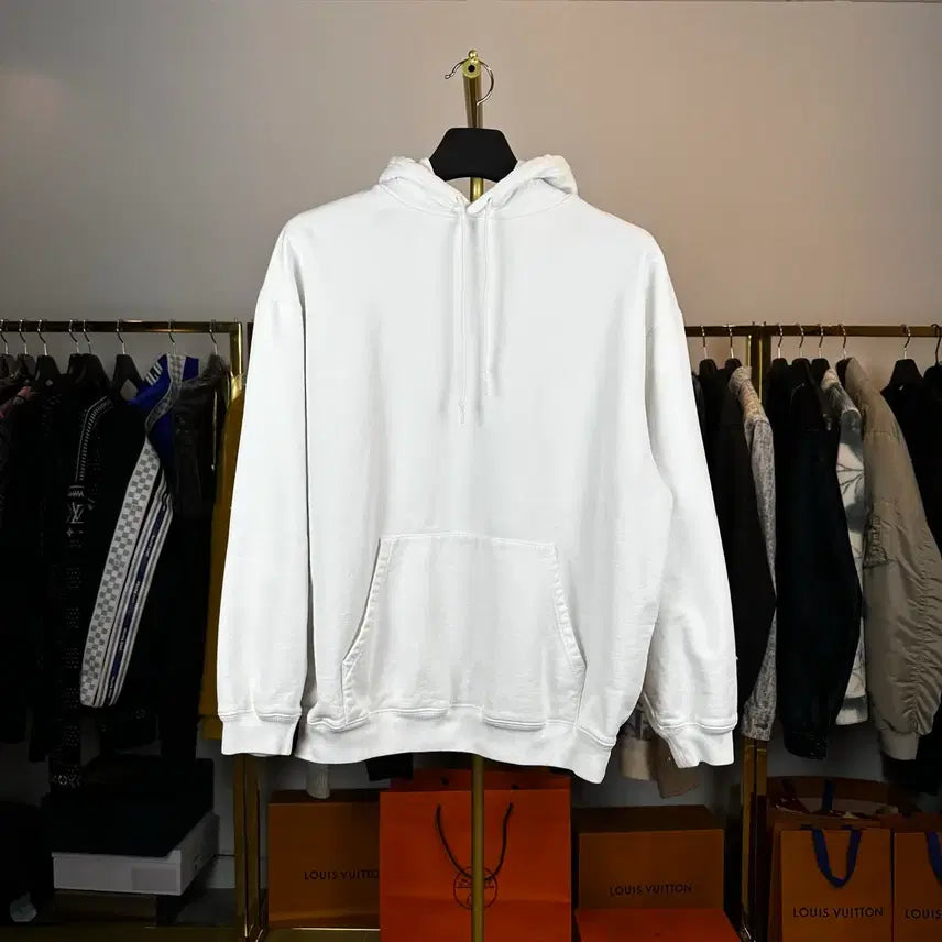 [BUNJANG] Balenciaga Back Logo Hoodie / (S) 발렌시아가 백로고 후드티