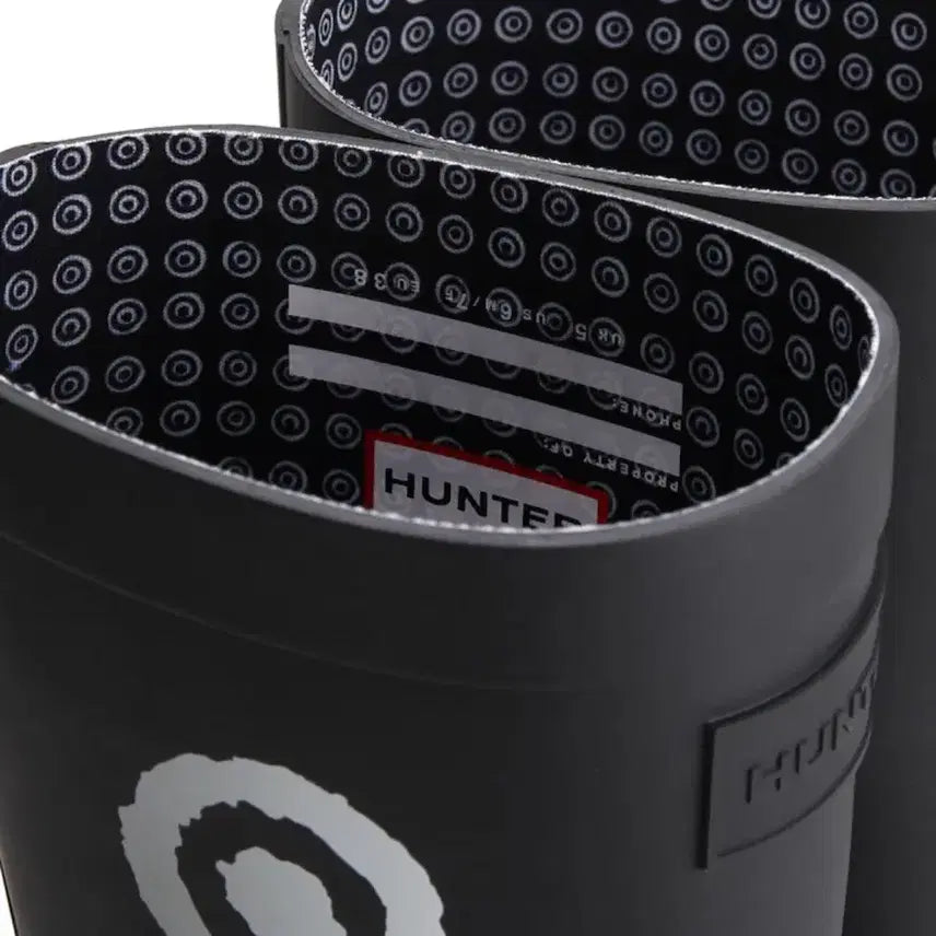 [BUNJANG] Hunter 10 Corso Como Black Rain Boots / 헌터 X 10 꼬르소소모 블랙 레인부츠
