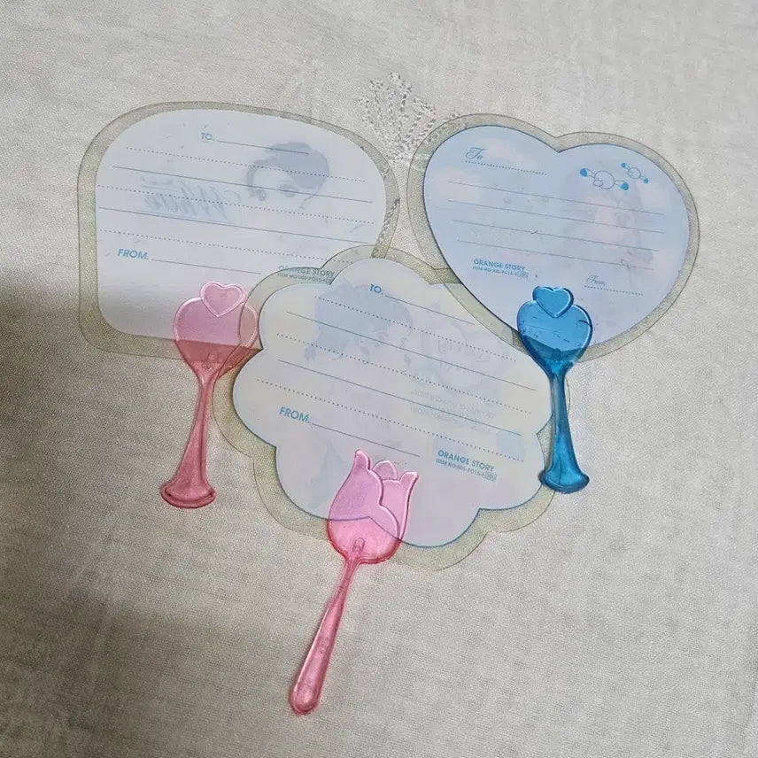 [BUNJANG] Orange Story Mini Fan Letter Vintage Stationery Bundle / 오렌지스토리 미니 부채 편지 고전문구 레트로 캐릭터 소품 빈티지