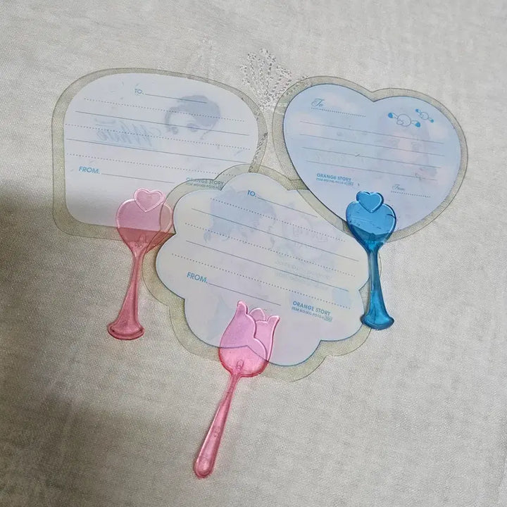 [BUNJANG] Orange Story Mini Fan Letter Vintage Stationery Bundle / 오렌지스토리 미니 부채 편지 고전문구 레트로 캐릭터 소품 빈티지