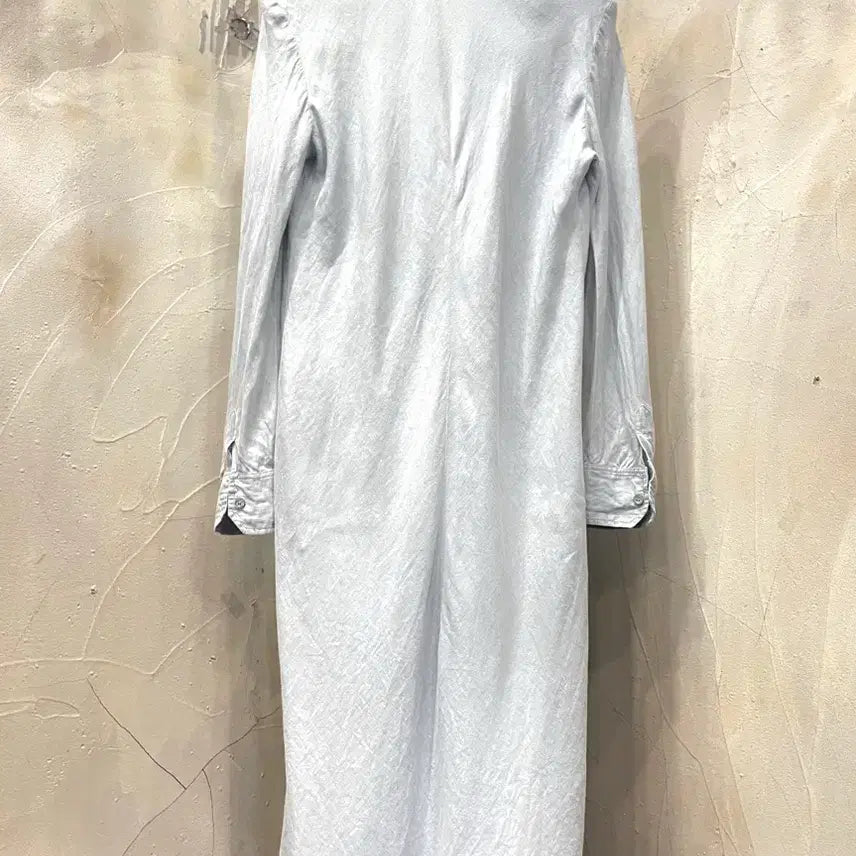 [BUNJANG] Max Mara Marella Linen Long Shirt Dress / 막스마라 Marella마렐라 린넨100% 롱셔츠 원피스 55~66