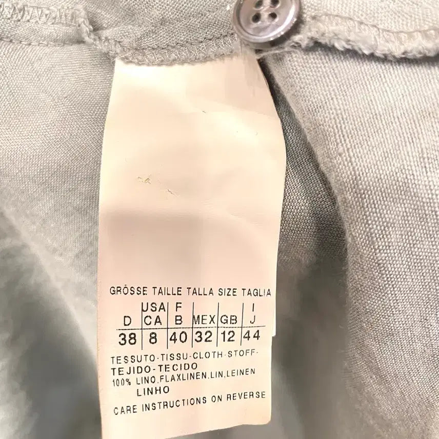 [BUNJANG] Max Mara Marella Linen Long Shirt Dress / 막스마라 Marella마렐라 린넨100% 롱셔츠 원피스 55~66