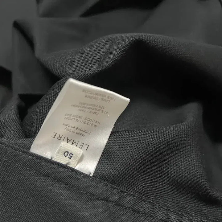 [BUNJANG] Lemaire Officer Shirt Black / 르메르 오피서 셔츠 50사이즈 블랙 판매합니다