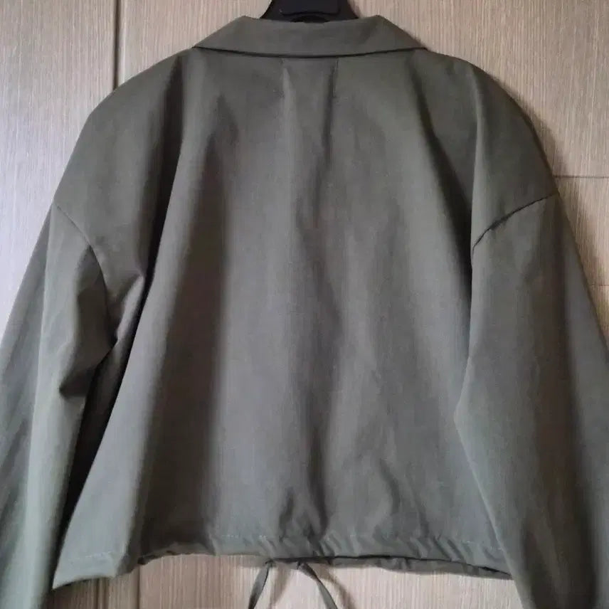 [BUNJANG] Khaki Crop Thin Field Jacket M / 카키색 크롭 얇은 야상 점퍼 스타일 M